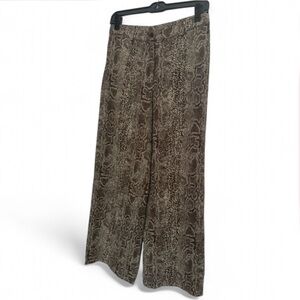 Vintage ROMAN’S Made in Italy Snakeskin Print Pants Trousers Slacks